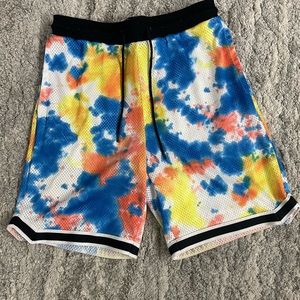 Original Use tie dye athletic shorts
